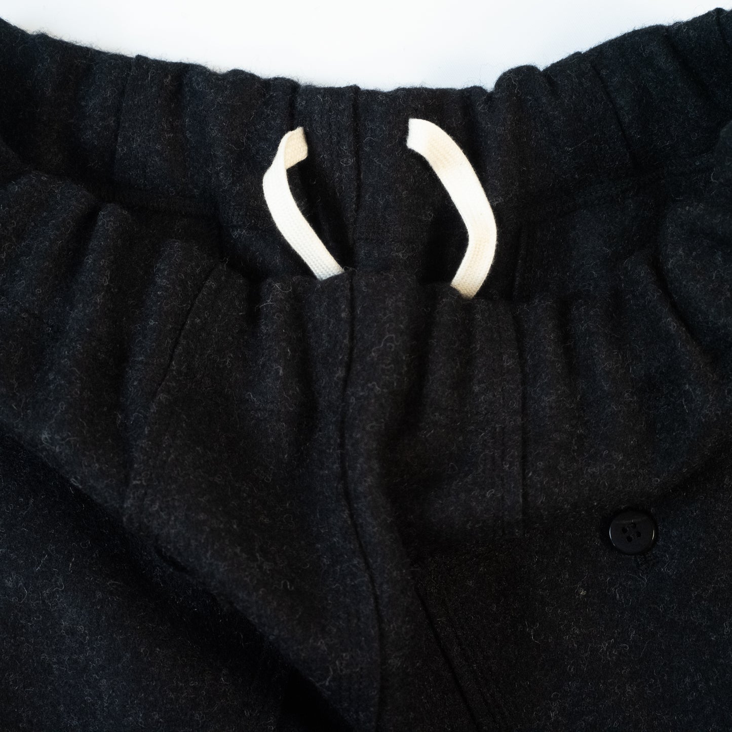 Cale WOOL FELT JERSEY PANTS GRAY