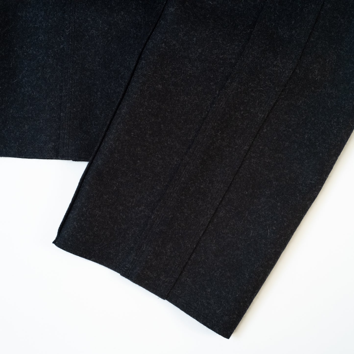 Cale WOOL FELT JERSEY PANTS GRAY