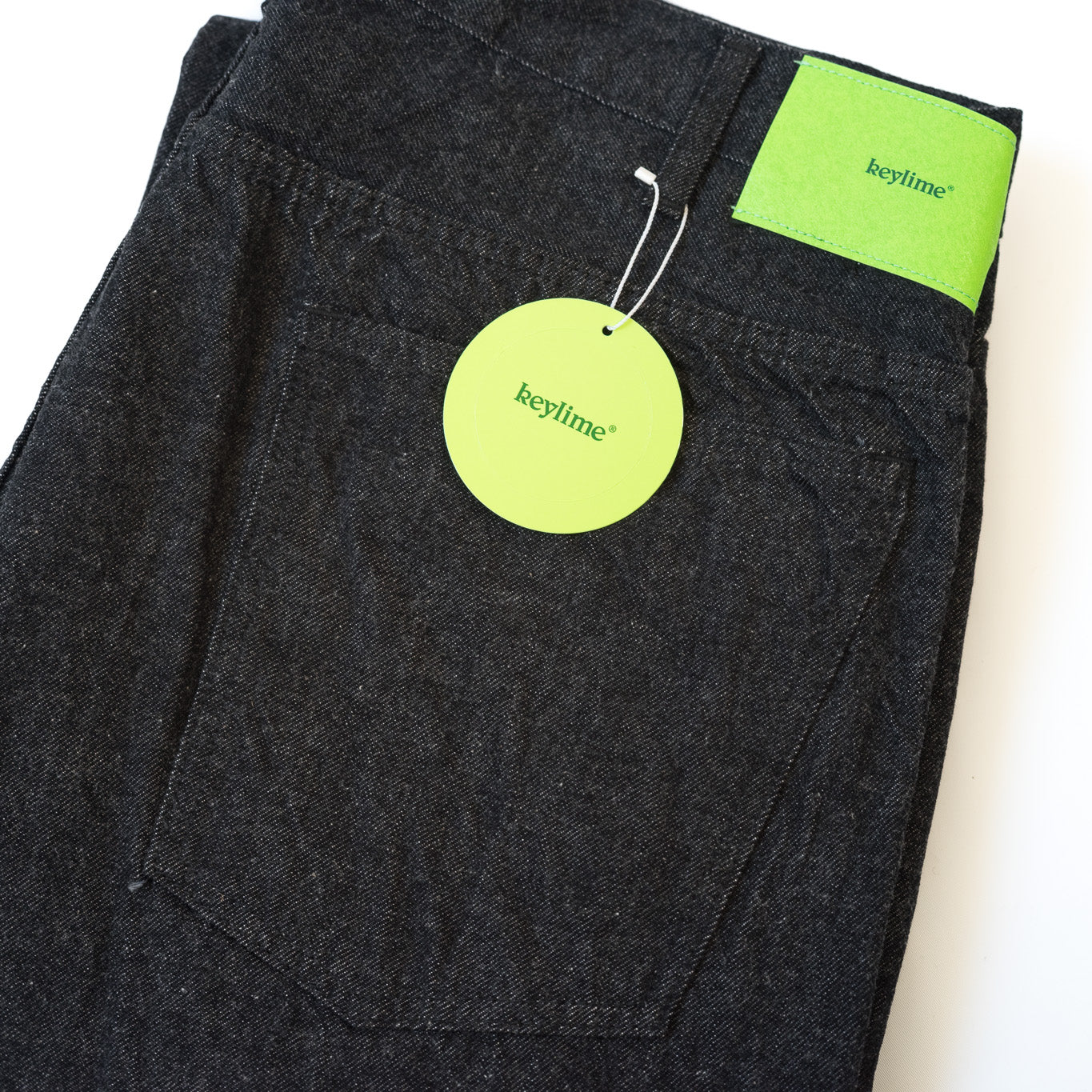keylime DENIM PANTS BLACK