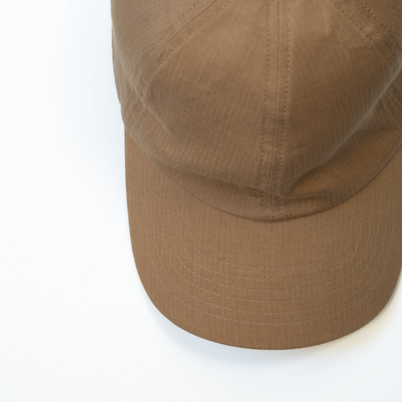 MATURE HA._MIL Trainer Cap / Herringbone BEIGE