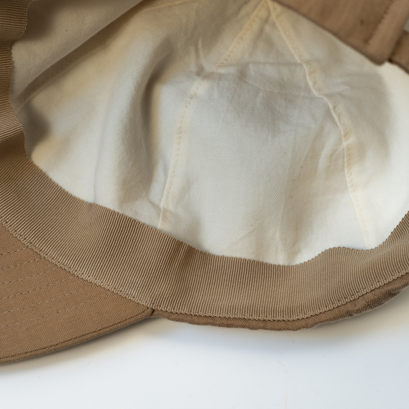 MATURE HA._MIL Trainer Cap / Herringbone BEIGE