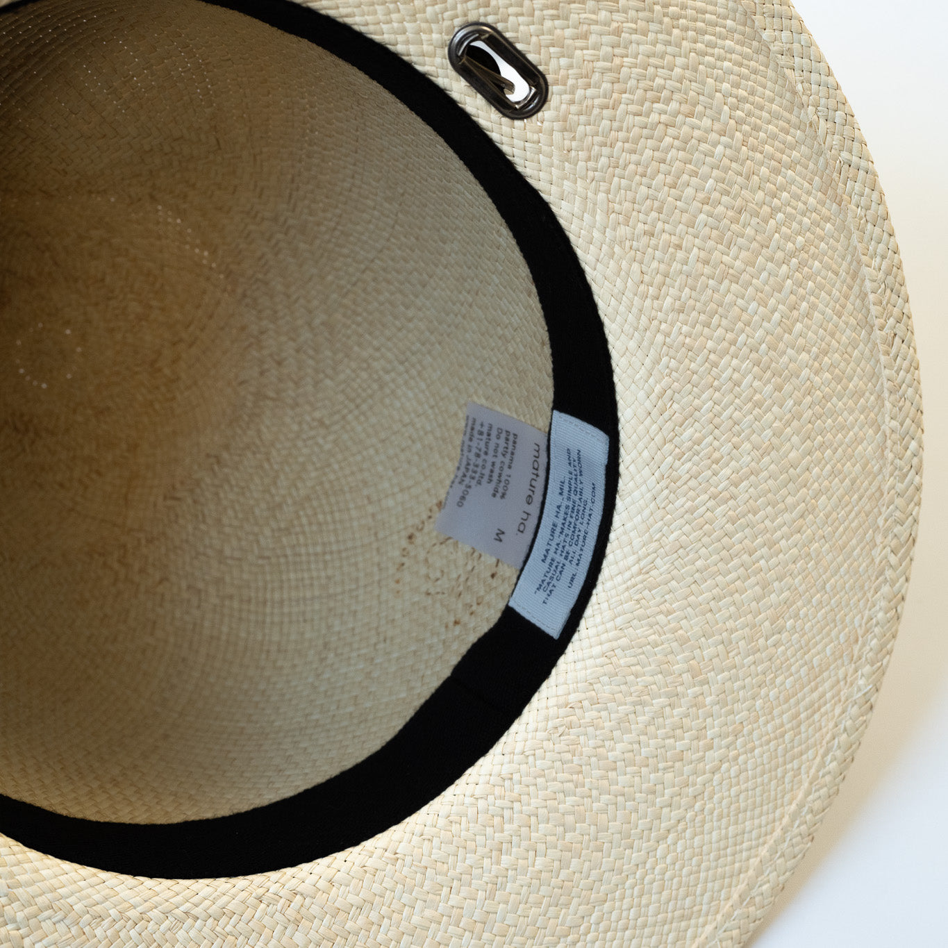 MATURE HA._MIL Panama Campaign Hat / NATURAL