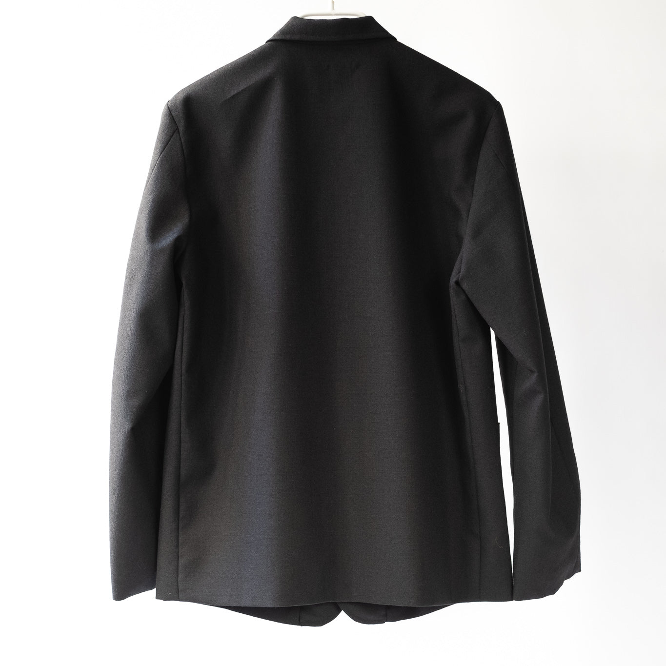 Dhal SHETLAND WOOL TAILORED JACKET BLACK