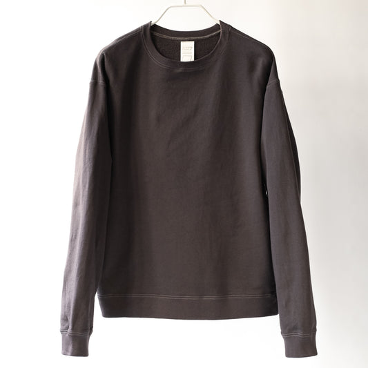 1027 CREW NECK SWEAT SHIRT HEATHER BLACK
