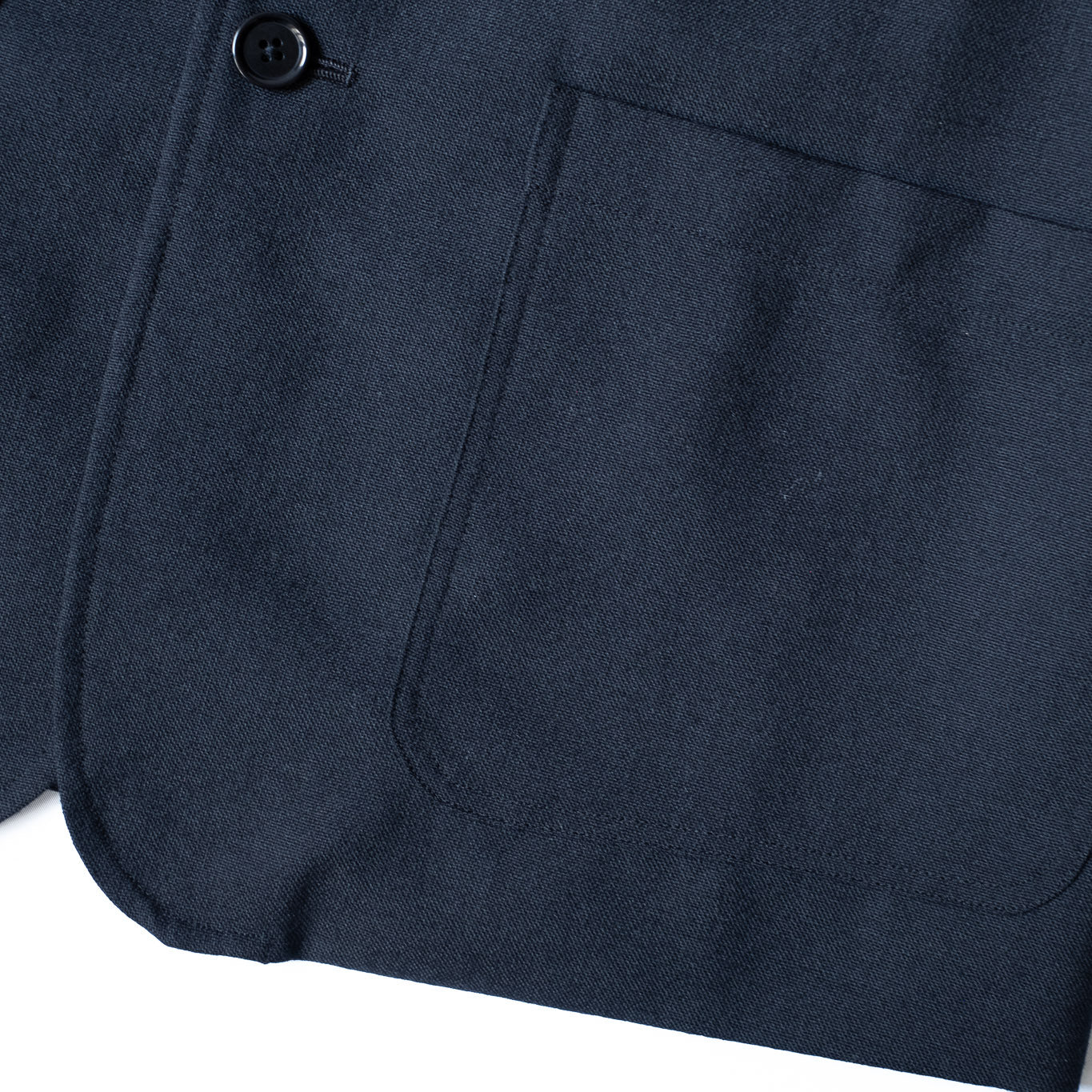 Dhal SHETLAND WOOL TAILORED JACKET BLACK