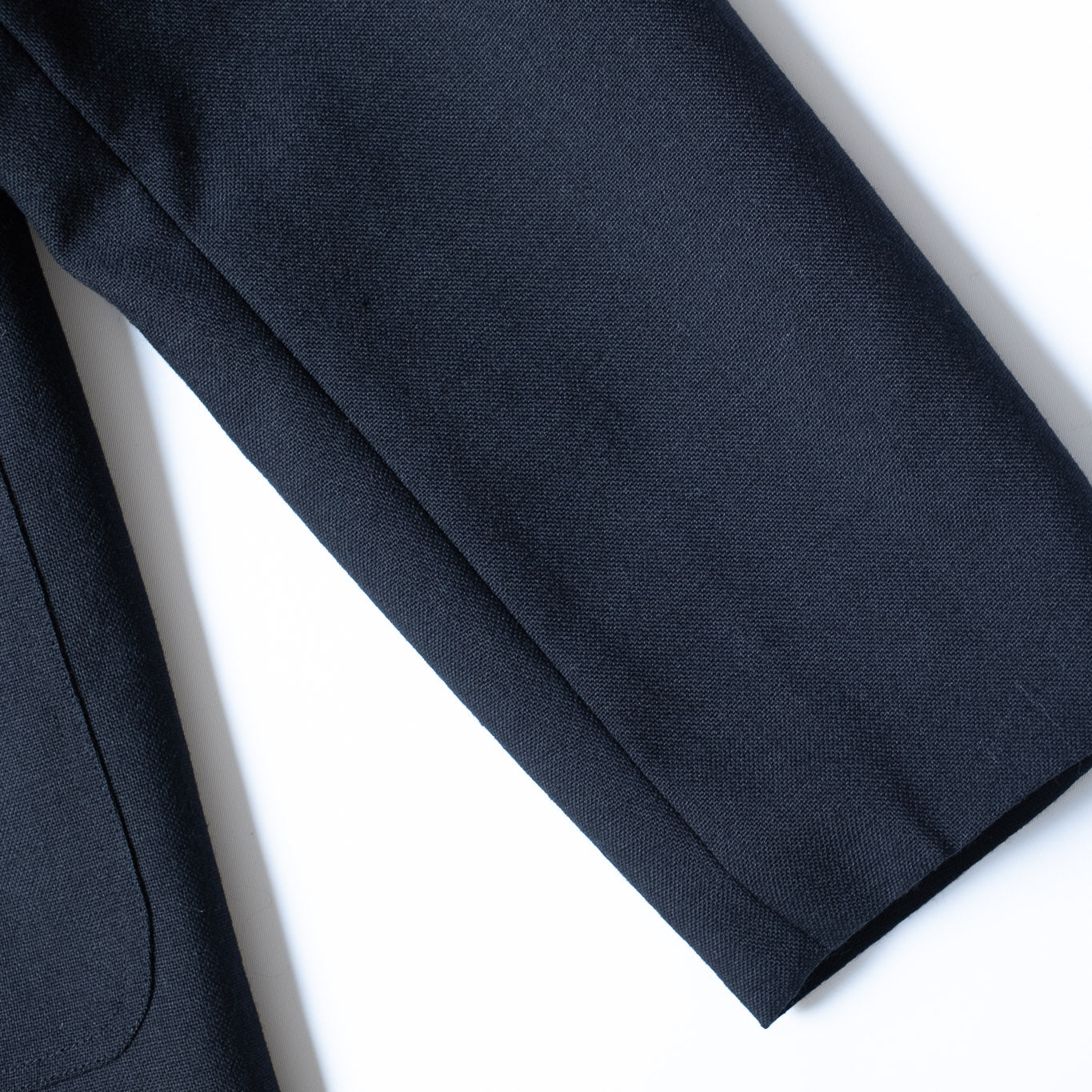 Dhal SHETLAND WOOL TAILORED JACKET BLACK