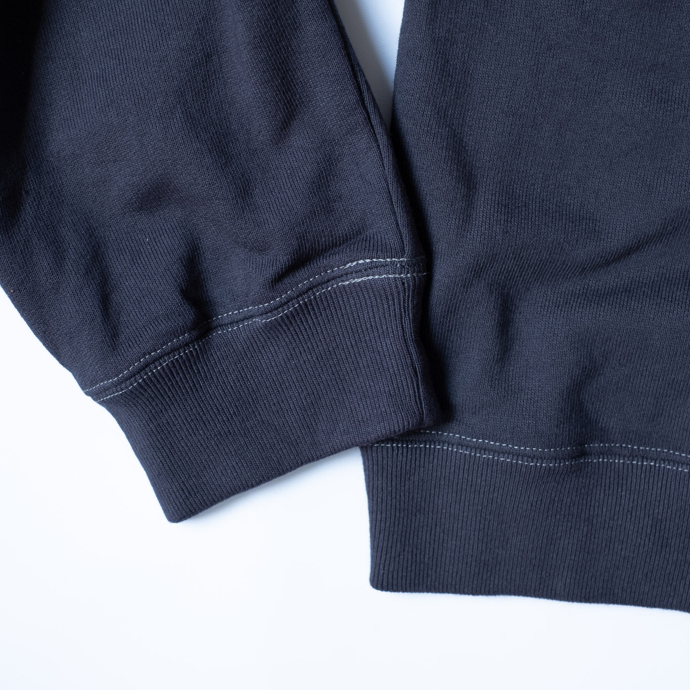 1027 CREW NECK SWEAT SHIRT HEATHER BLACK