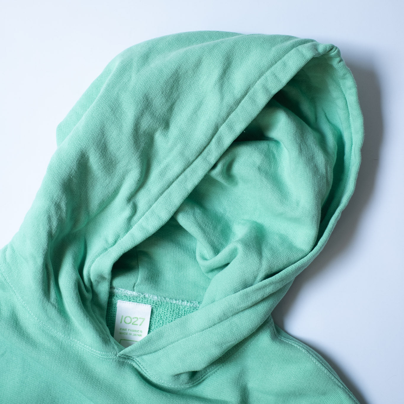 1027 HOODED PULLOVER MINT GREEN