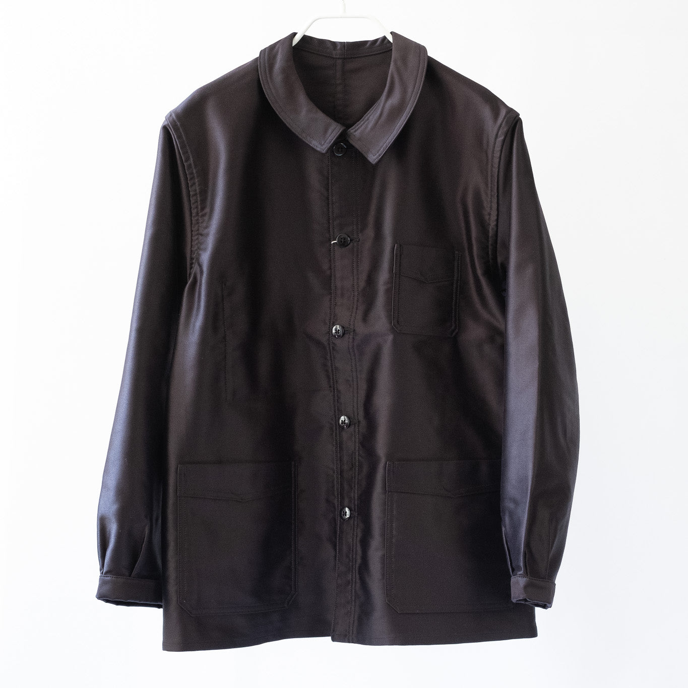 Le Sans Pareil COTTON MOLESKIN COVERALL BLACK