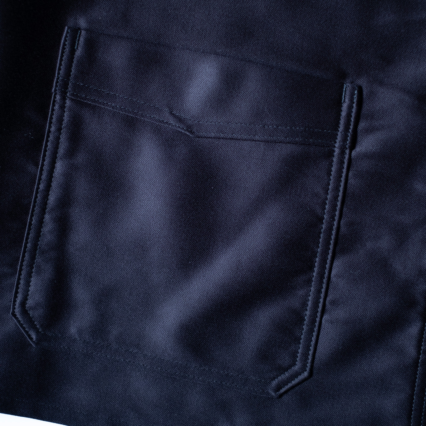 Le Sans Pareil COTTON MOLESKIN COVERALL BLACK