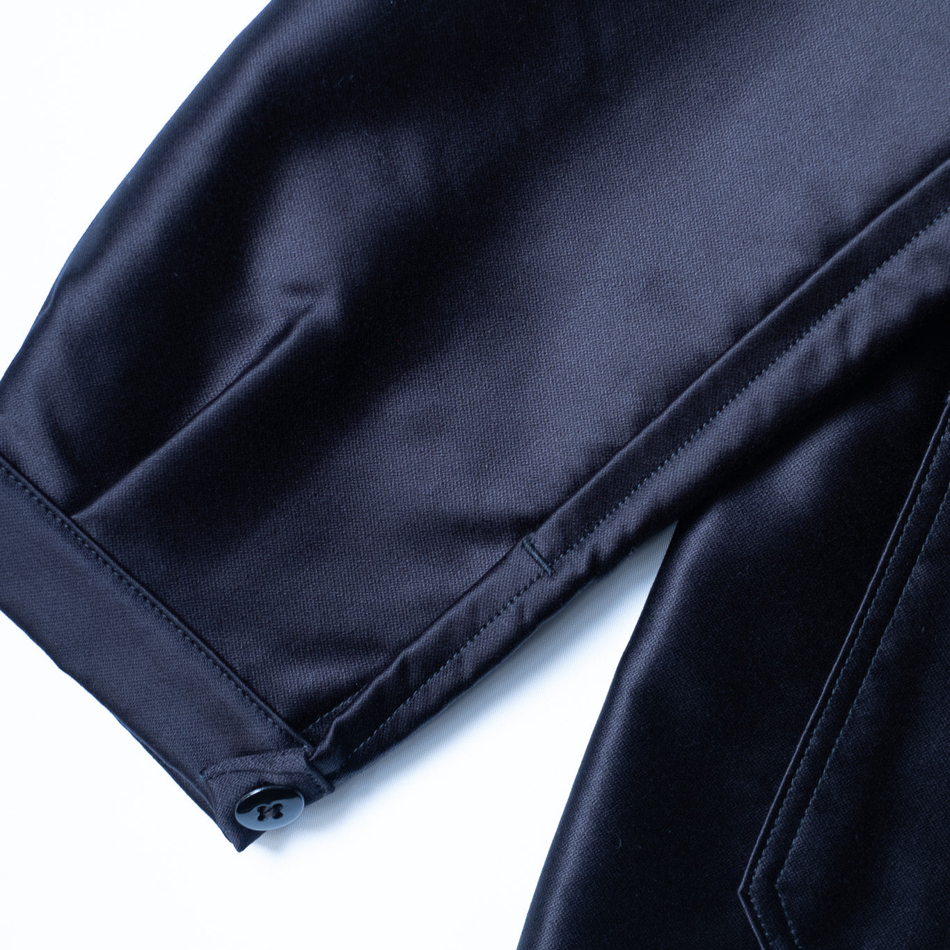 Le Sans Pareil COTTON MOLESKIN COVERALL BLACK