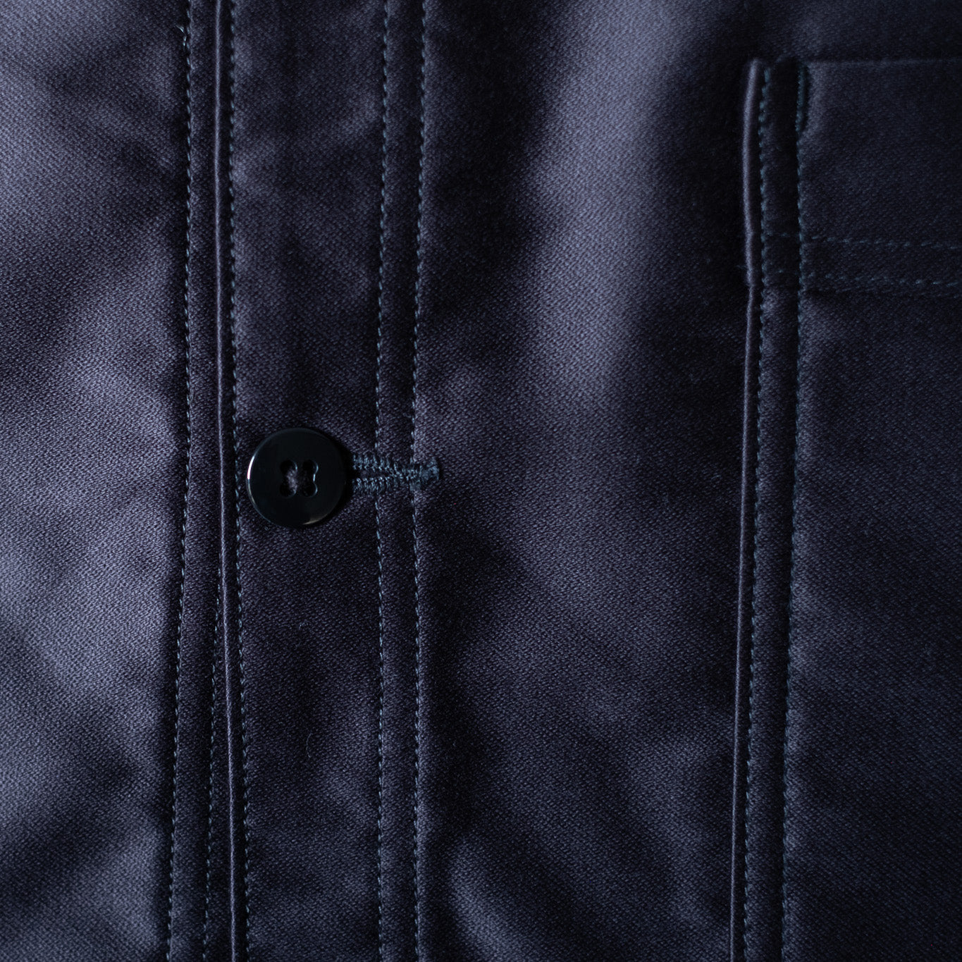 Le Sans Pareil COTTON MOLESKIN COVERALL BLACK