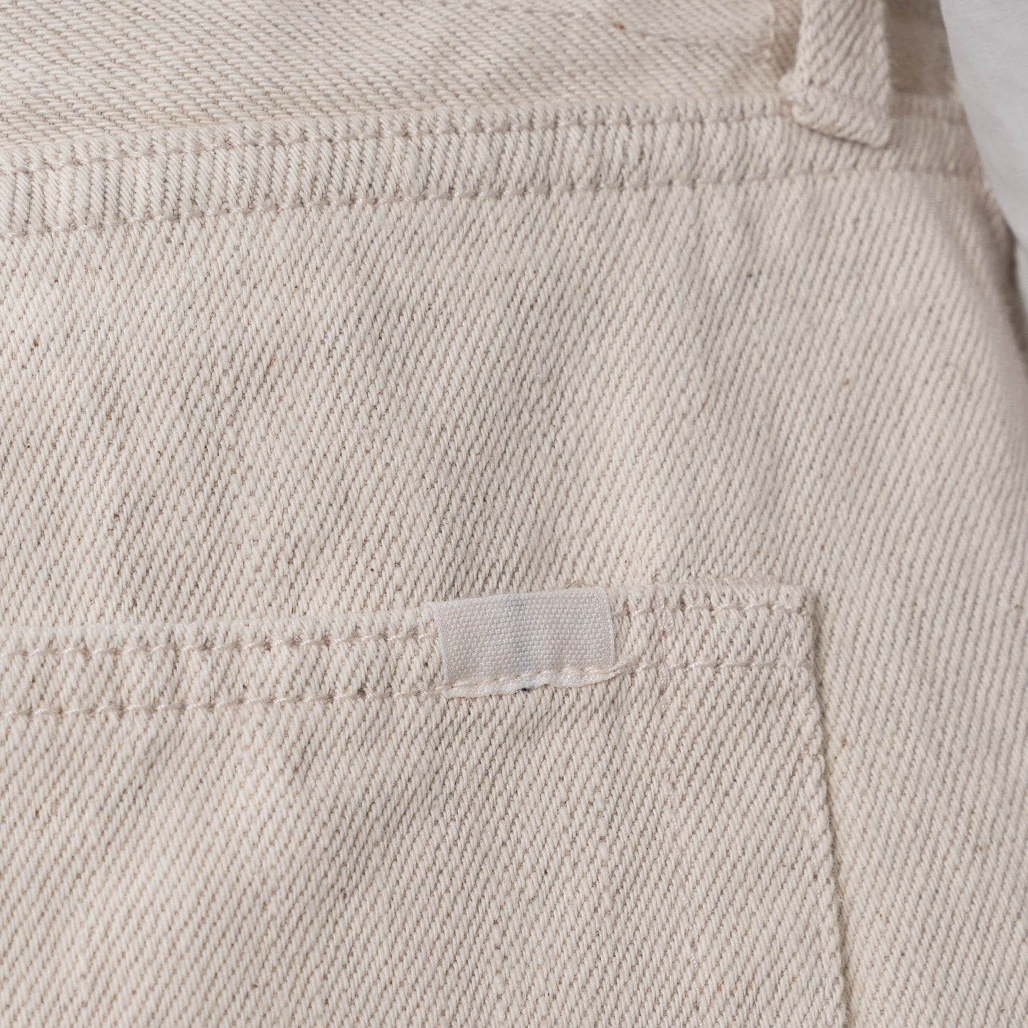 Oblada HEMP DENIM PANTS IVORY