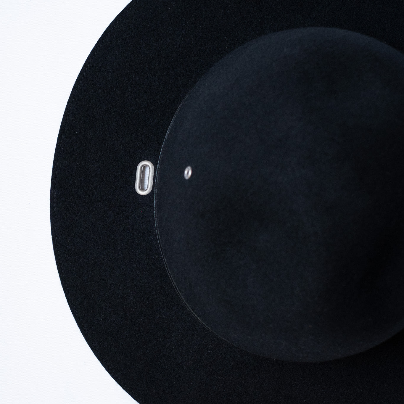 MATURE HA._MIL Wool Felt Campaign Hat / BLACK