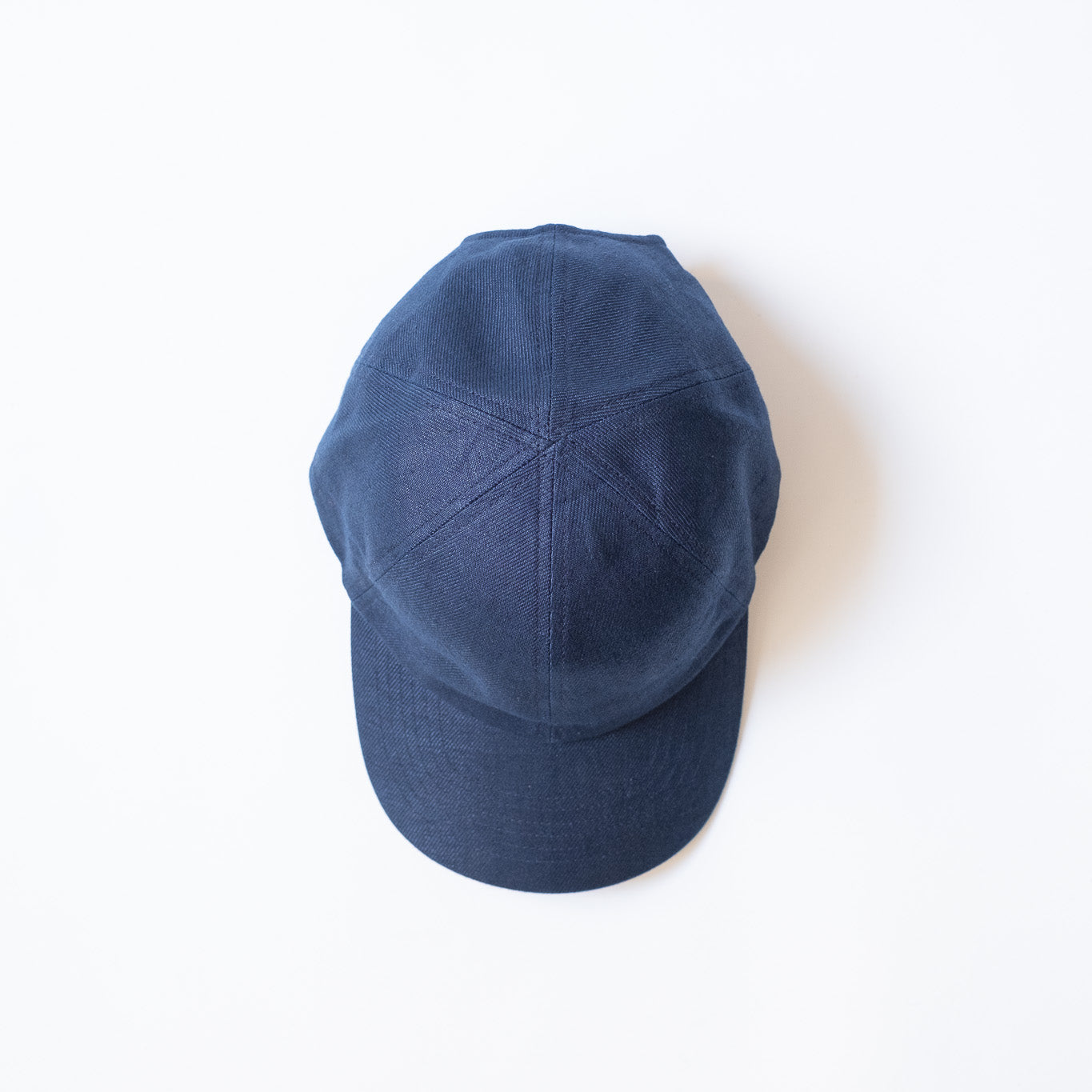 MATURE HA._MIL Trainer Cap / Linen NAVY