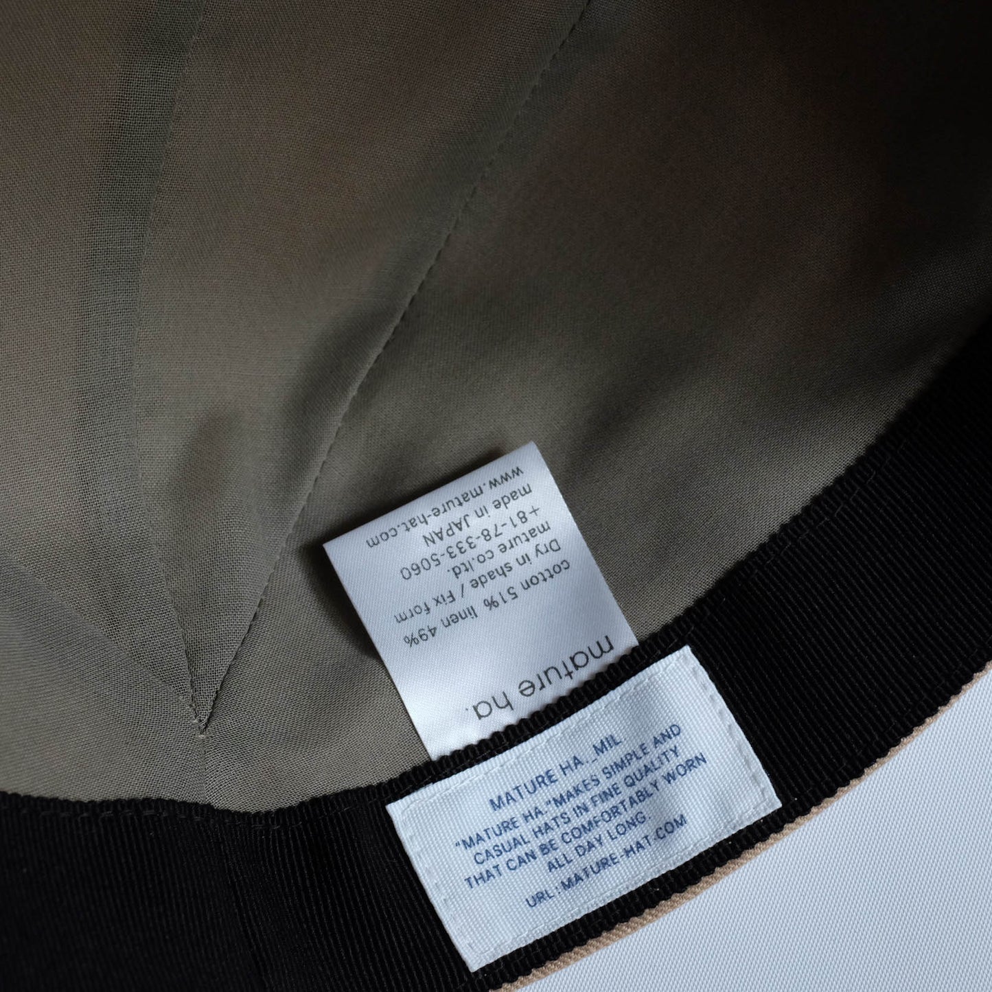 MATURE HA._MIL Boonie Cap / LIGHT BROWN