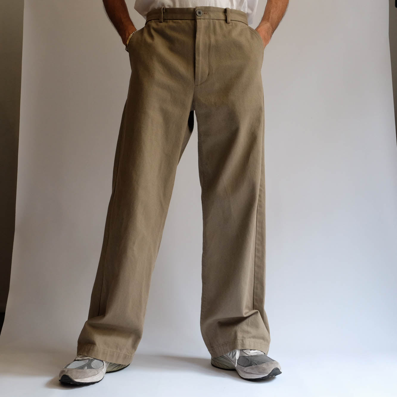 Dhal CHINO TROUSERS BEIGE
