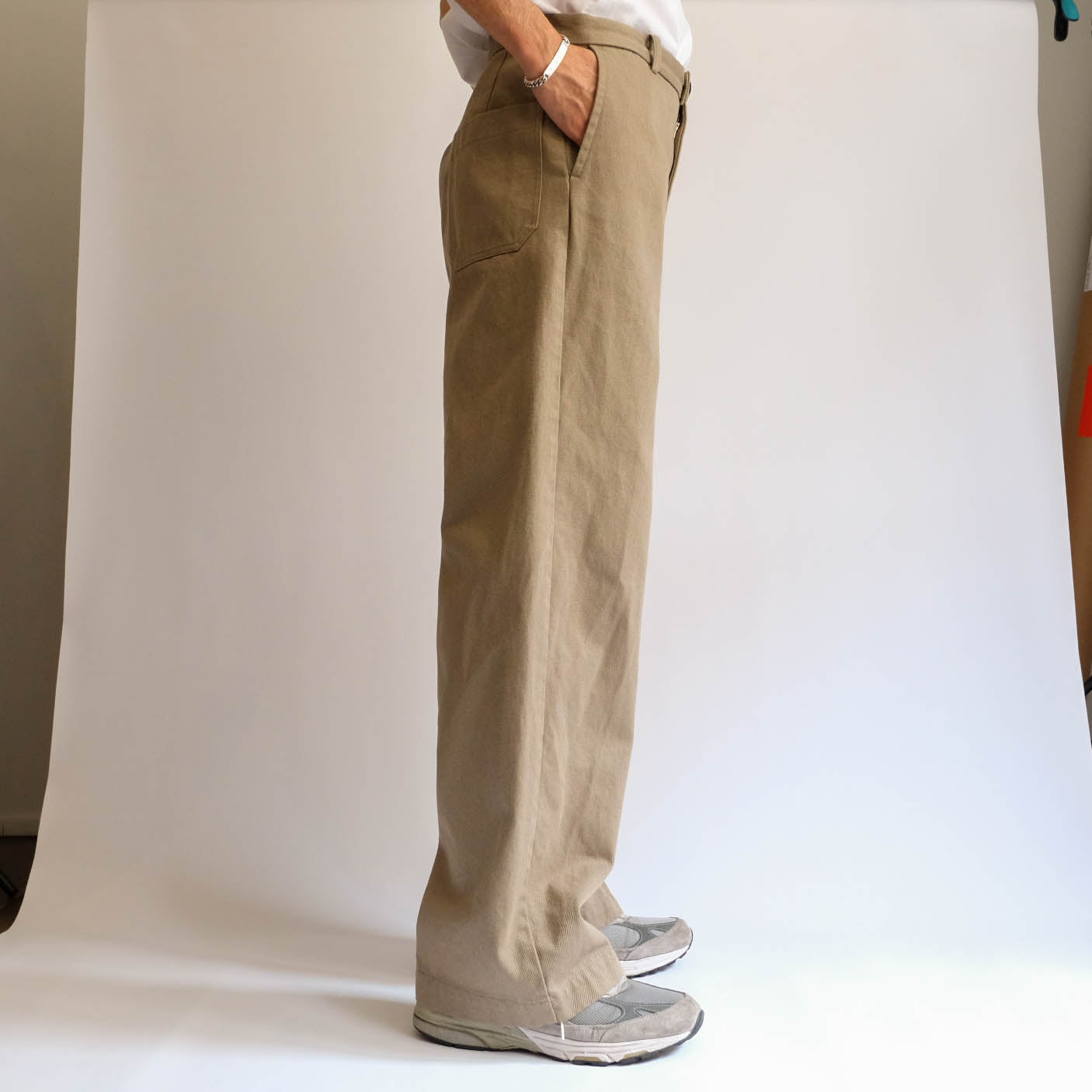 Dhal CHINO TROUSERS BEIGE