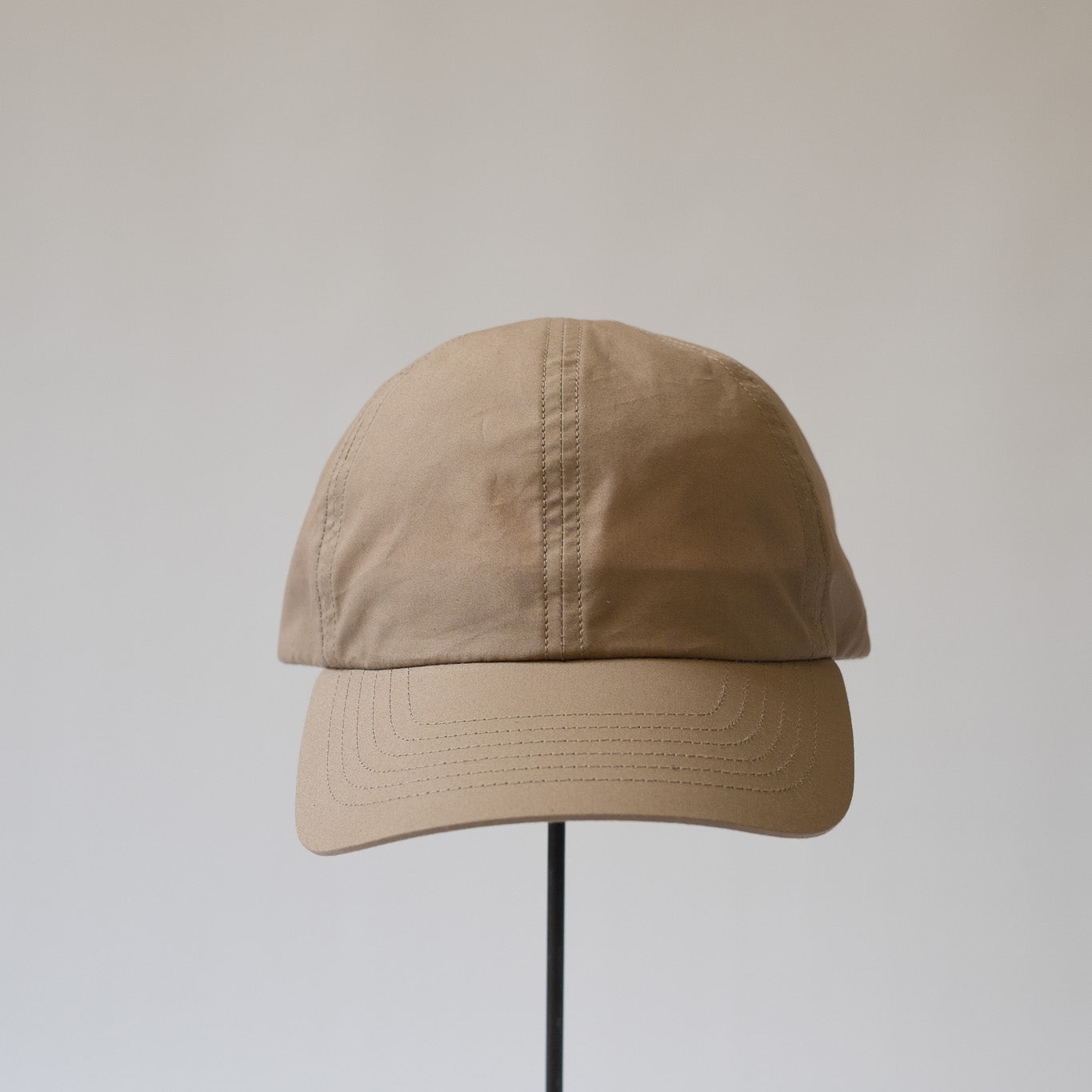 MATURE HA._MIL Trainer Cap / Cotton DARK BEIGE