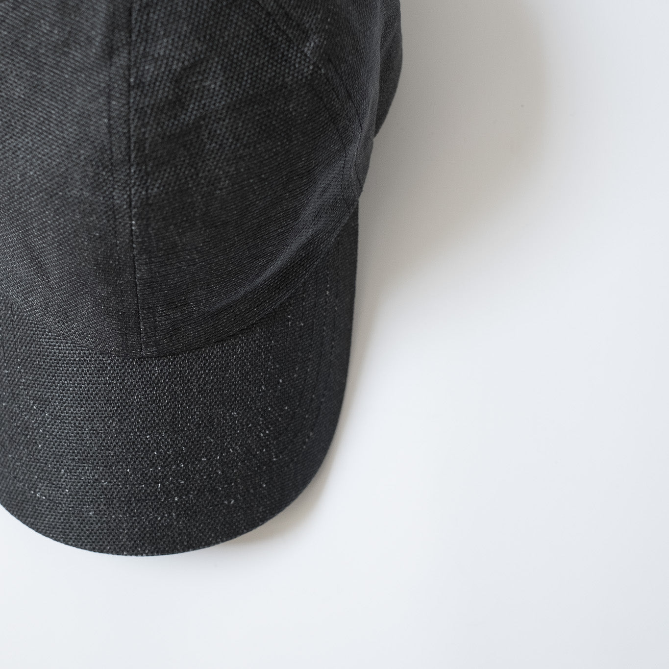 MATURE HA._MIL Trainer Cap / Washed Paper BLACK