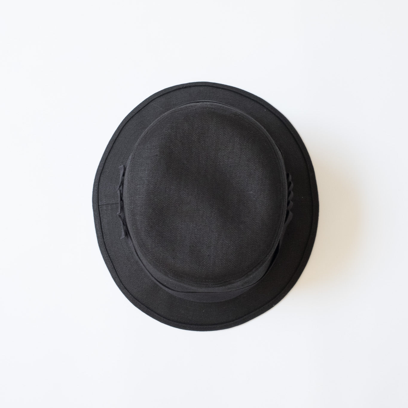 MATURE HA._MIL Linen Canvas Boonie Hat / BLACK