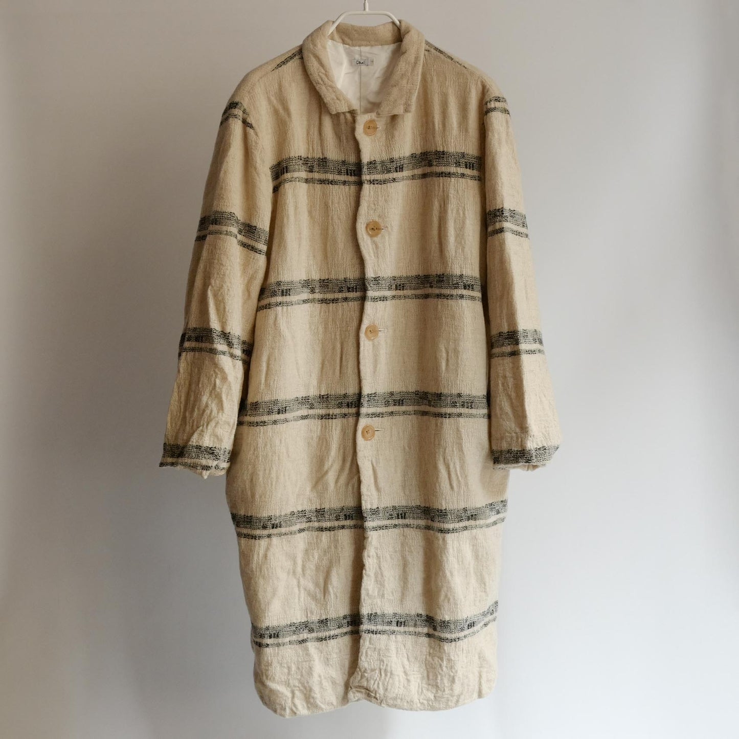 Dhal FULLING WOOL COAT WHITE