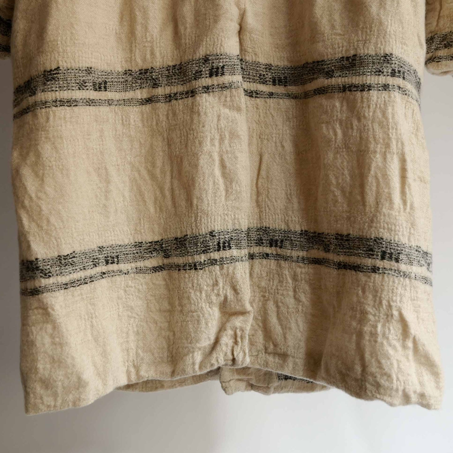Dhal FULLING WOOL COAT WHITE