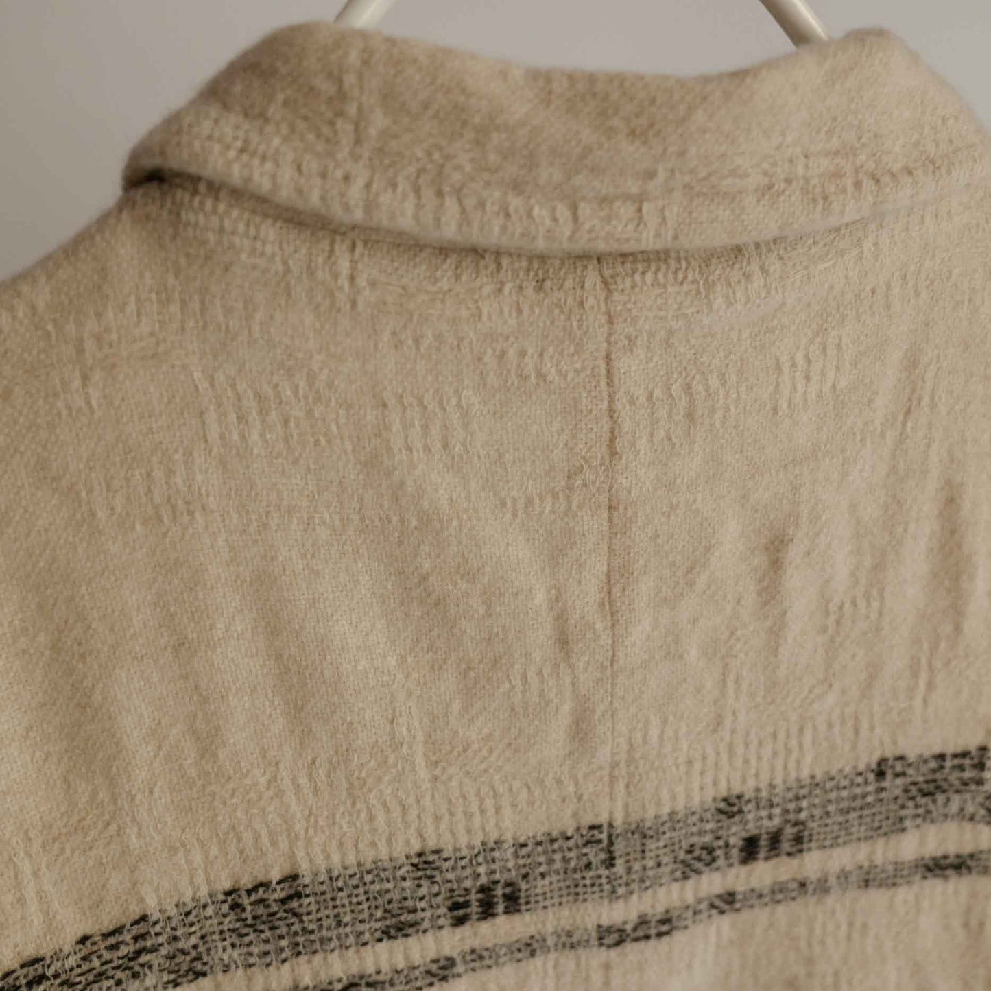 Dhal FULLING WOOL COAT WHITE