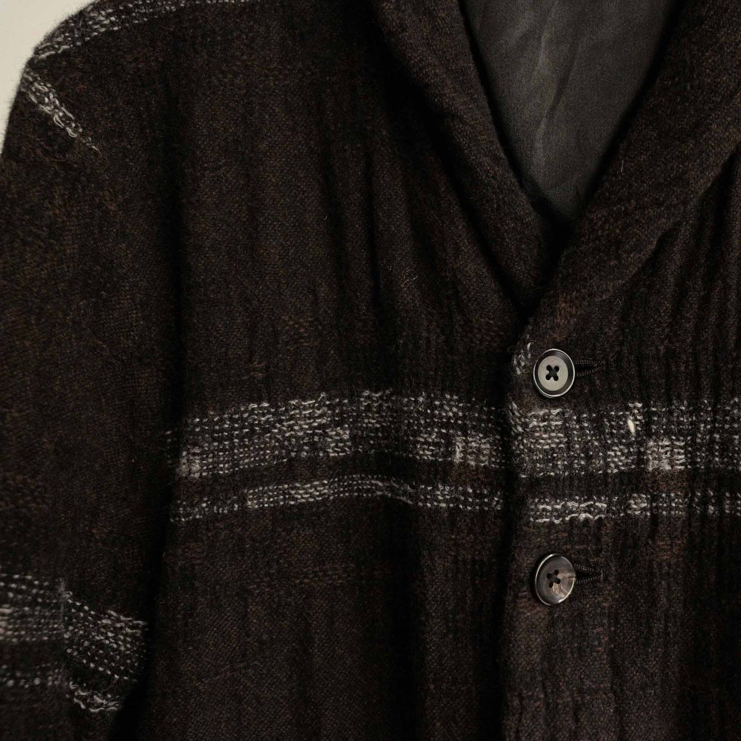 Dhal FULLING WOOL JACKET BLACK