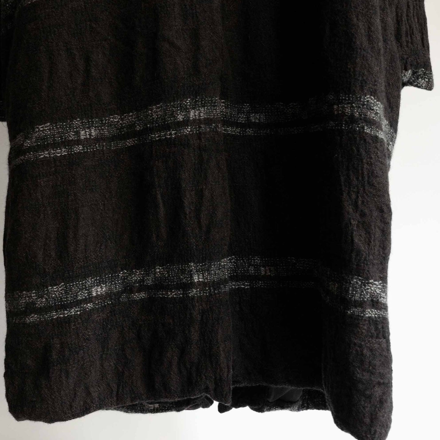 Dhal FULLING WOOL COAT BLACK