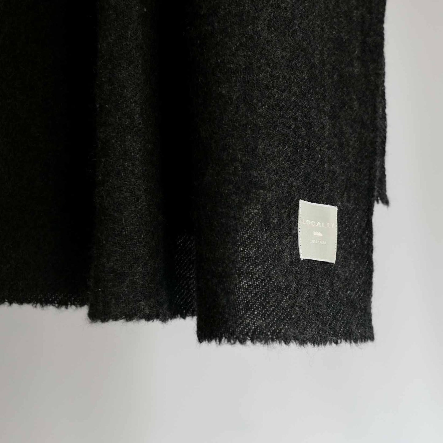 LOCALLY CASHMERE SCARF CHARCOAL