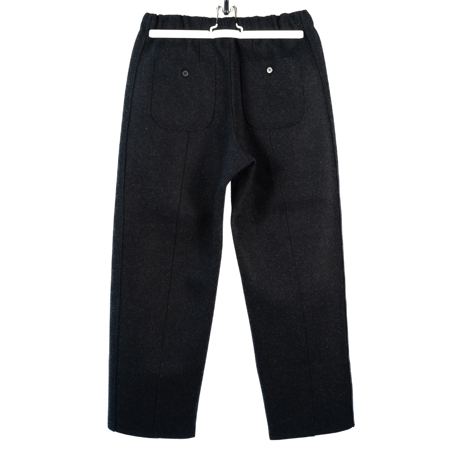 Cale WOOL FELT JERSEY PANTS GRAY