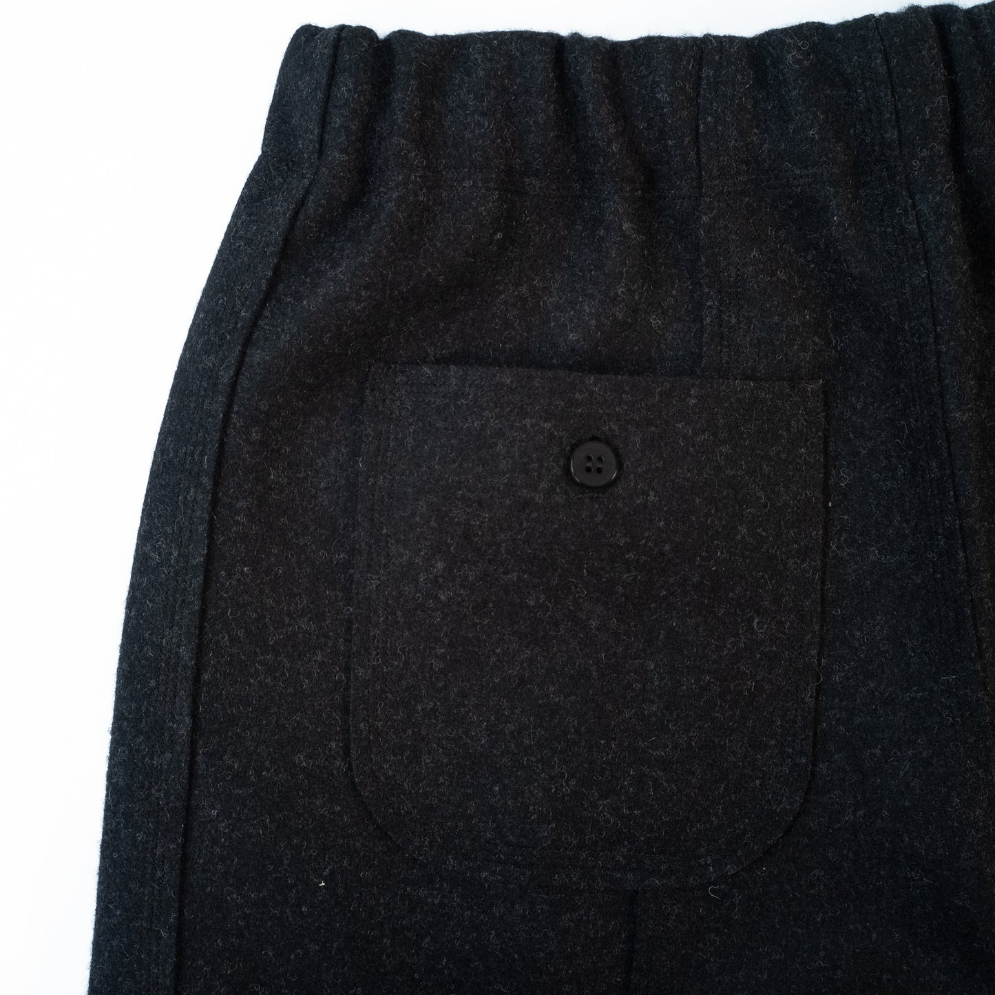 Cale WOOL FELT JERSEY PANTS GRAY