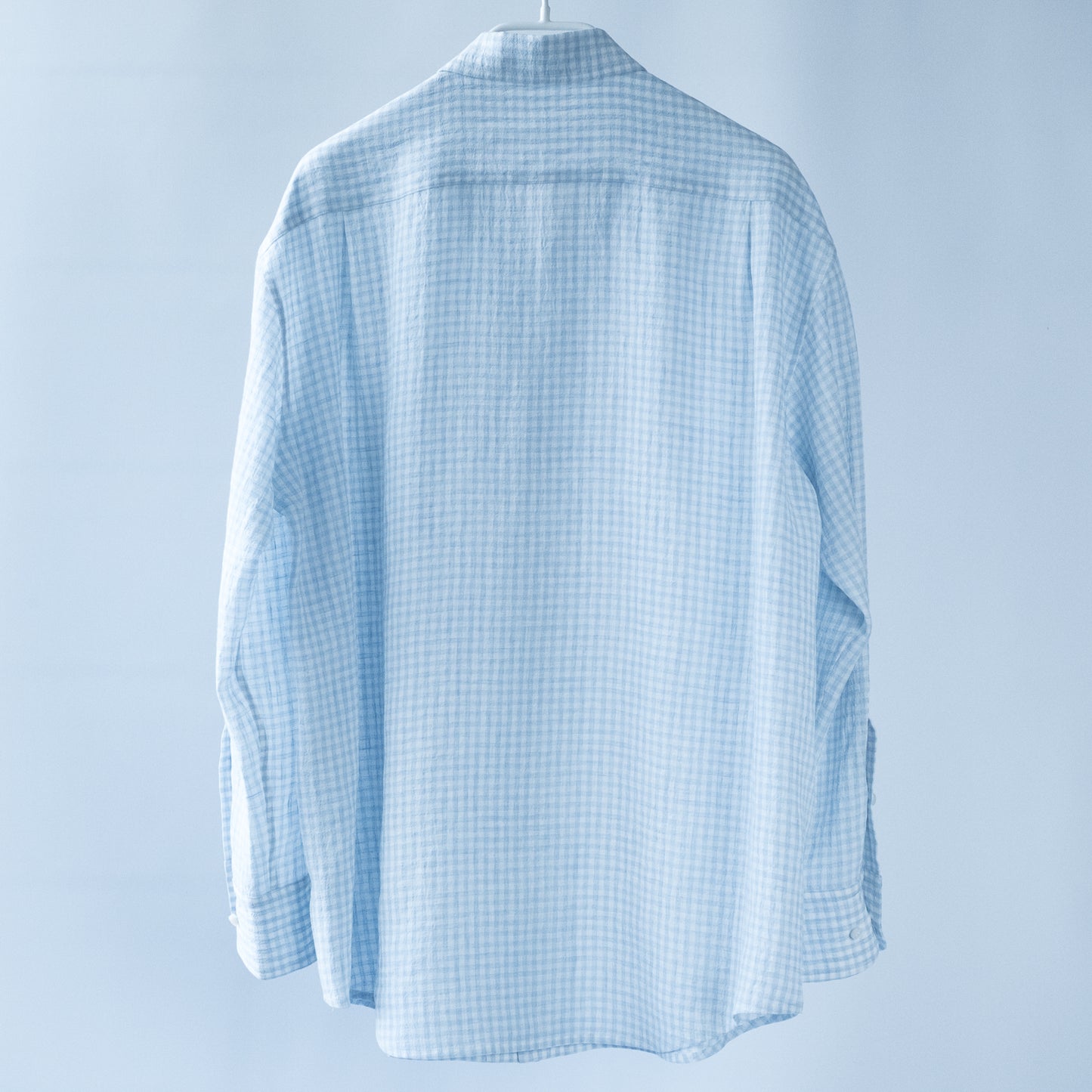 Cale WATER TWIST LINEN B/D SHIRT BLUE