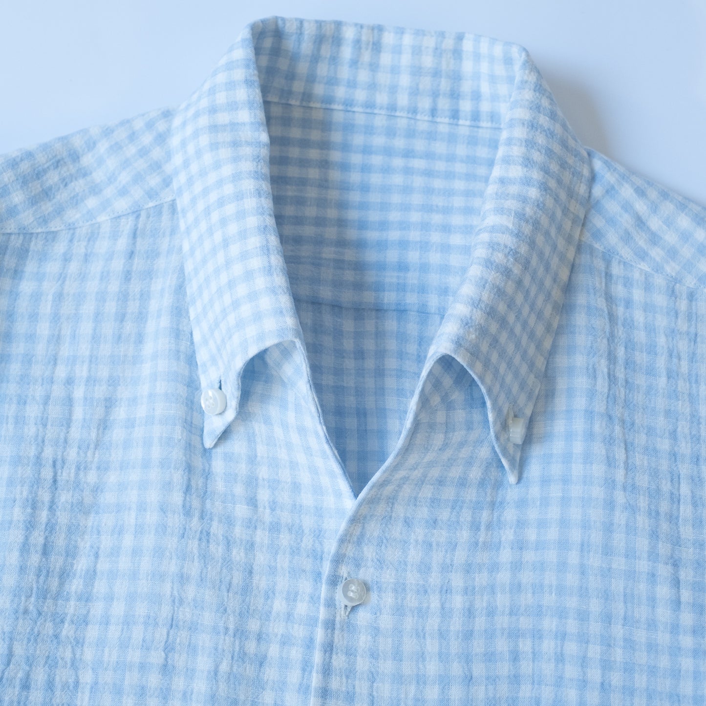 Cale WATER TWIST LINEN B/D SHIRT BLUE