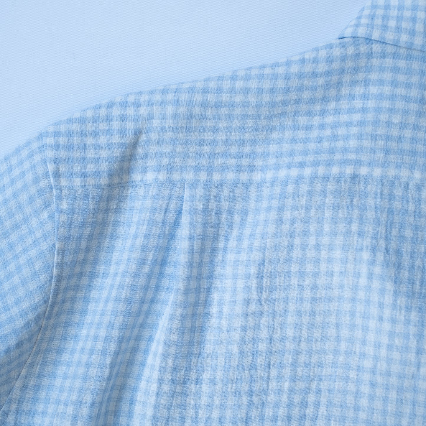 Cale WATER TWIST LINEN B/D SHIRT BLUE