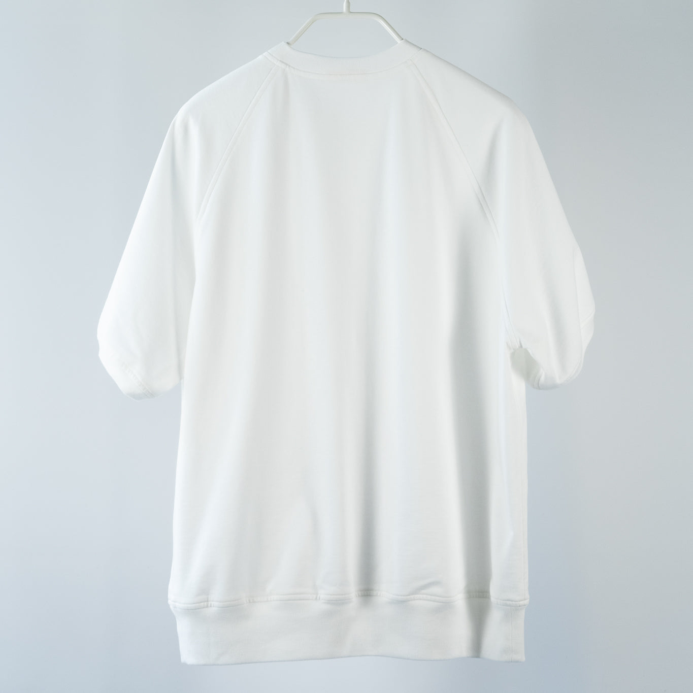 Cale SHORT SLEEVE SWEAT SHIRT WHITE