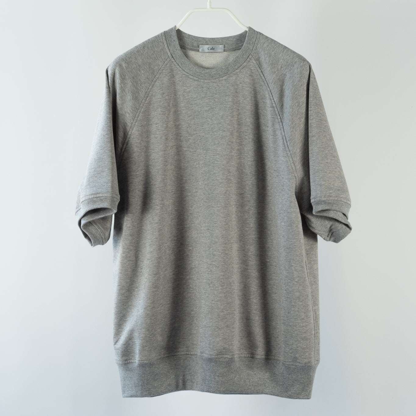 Cale SHORT SLEEVE SWEAT SHIRT GREY