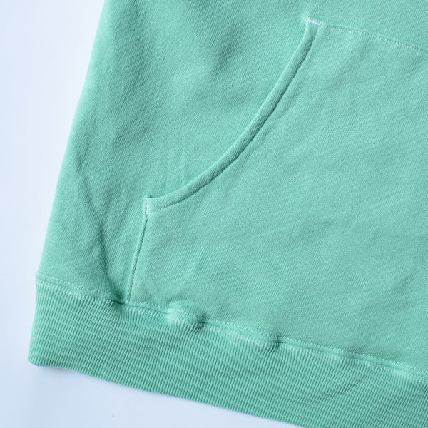 1027 HOODED PULLOVER MINT GREEN