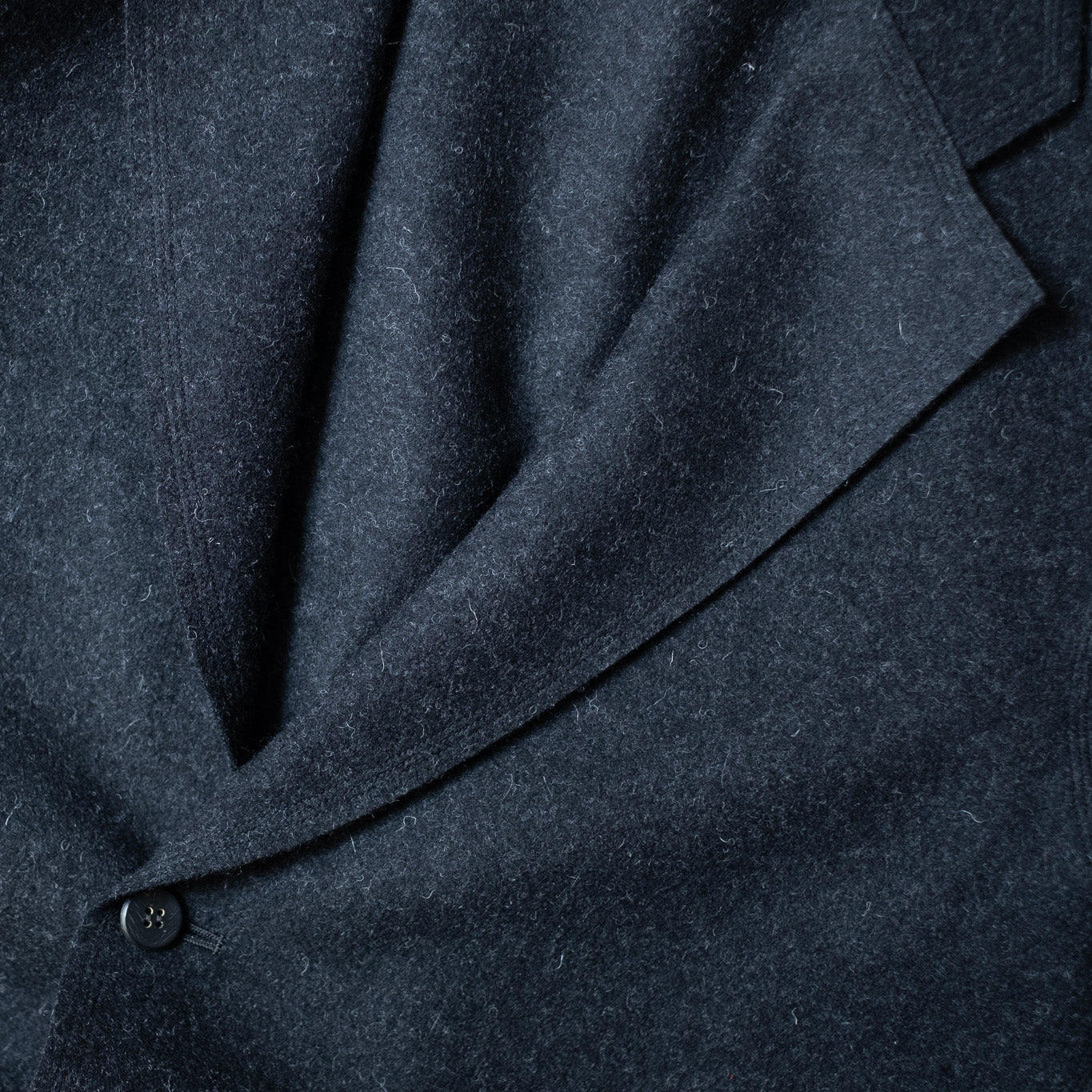 Cale WOOL FELT JERSEY JACKET GRAY