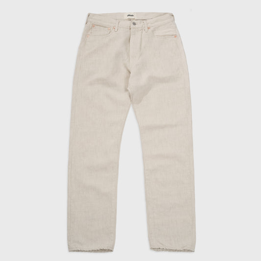 Oblada HEMP DENIM PANTS IVORY