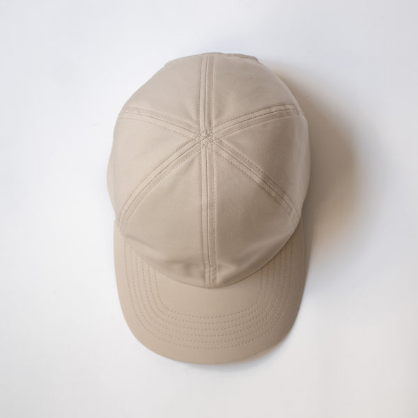 MATURE HA._MIL Trainer Cap / Water Proofed Cotton GREIGE