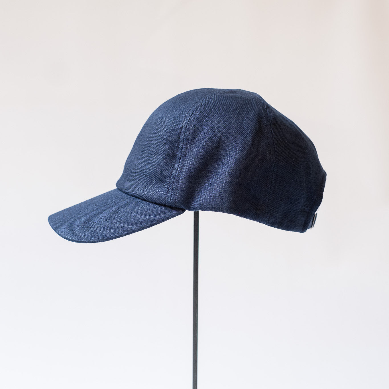 MATURE HA._MIL Trainer Cap / Linen NAVY