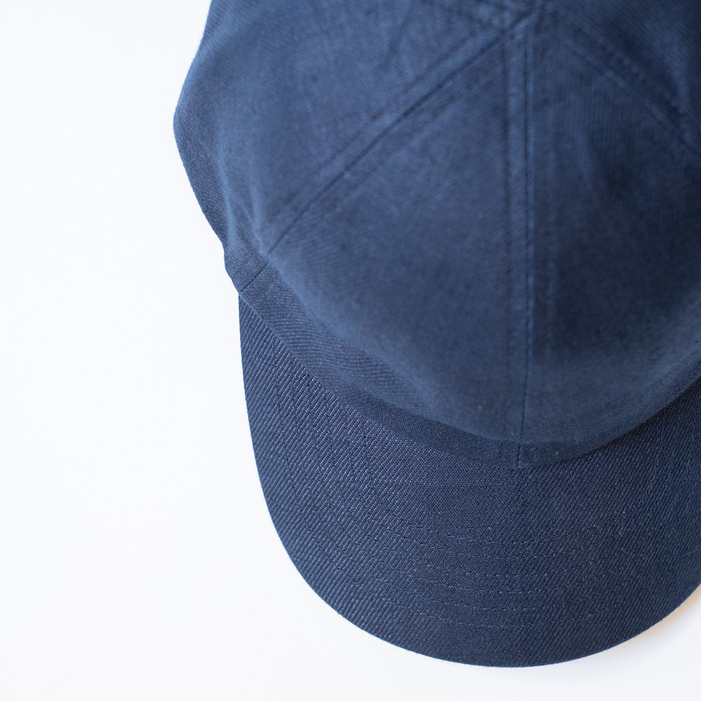 MATURE HA._MIL Trainer Cap / Linen NAVY