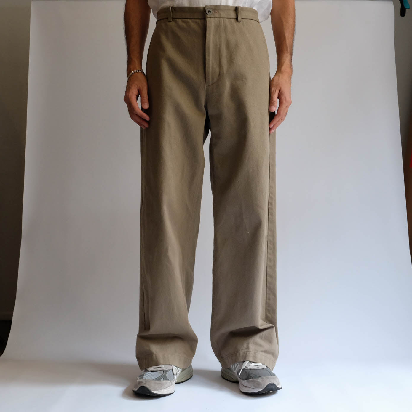 Dhal CHINO TROUSERS BEIGE