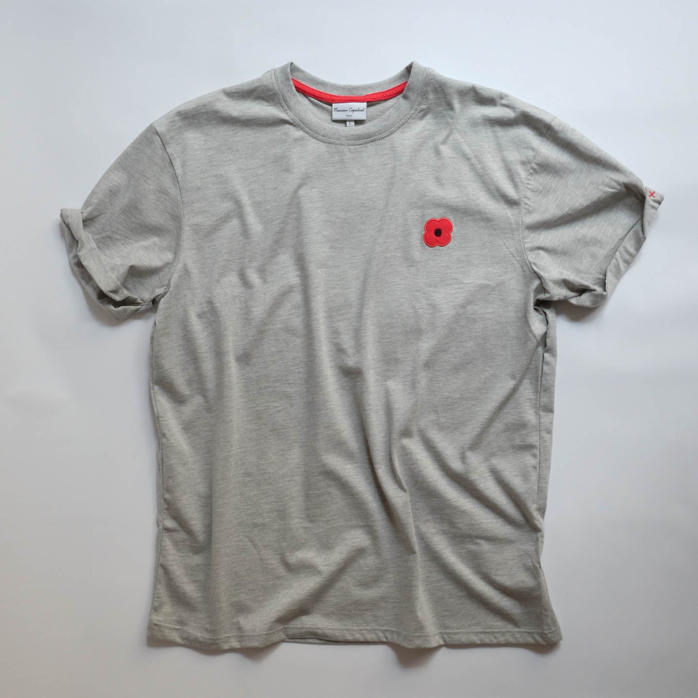 Monsieur Coquelicot T-SHIRT GREY