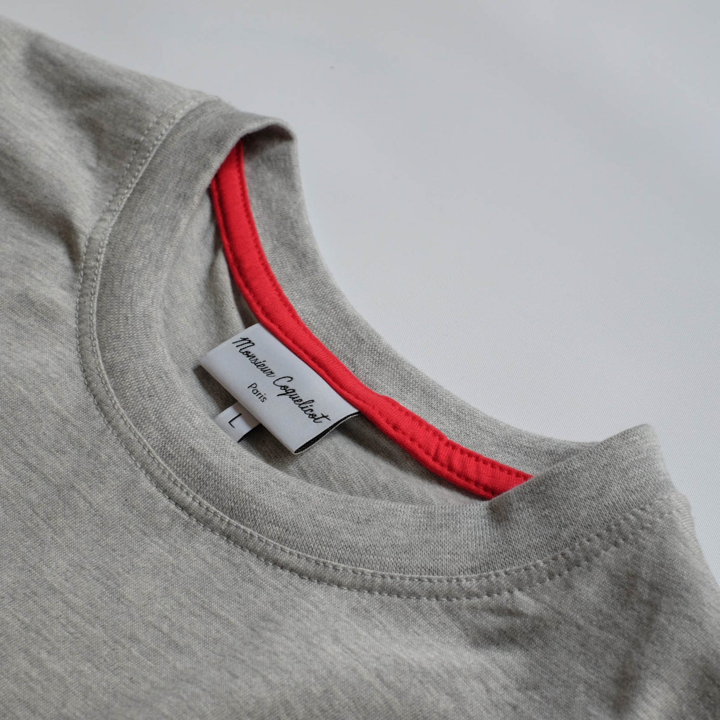 Monsieur Coquelicot T-SHIRT GREY